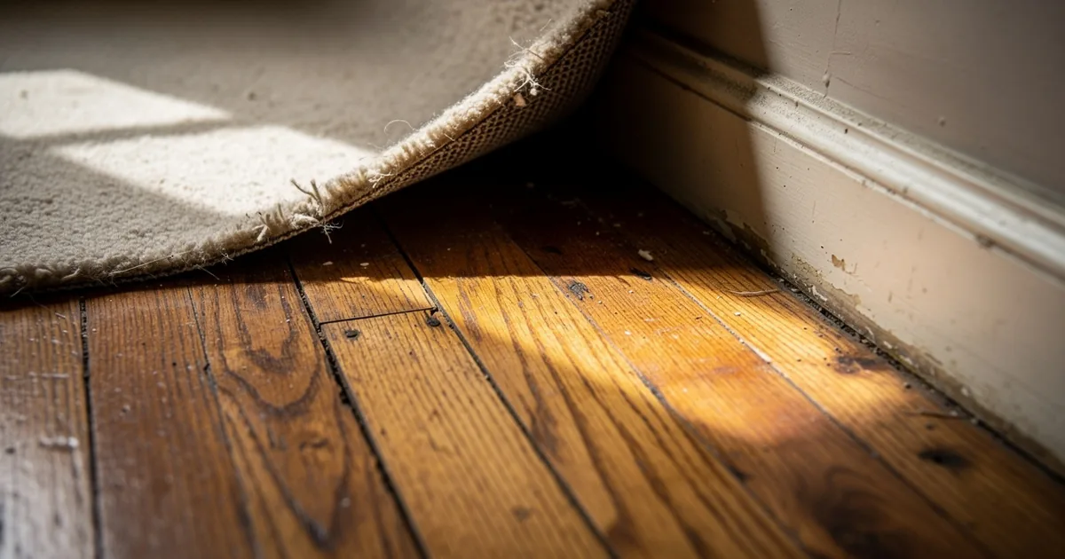 Buying a Fixer-Upper Near Downtown Olathe? What's Probably Under That Old Carpet
