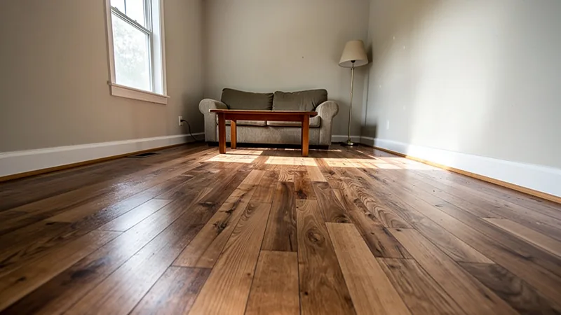 Hardwood flooring installation in a home in Spring Hill, KS